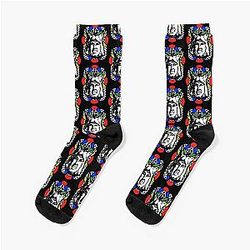 White Wolf Man Socks