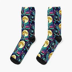 Wolf Man and Bunny Socks