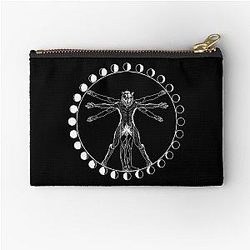 Vitruvian Zipper Pouch
