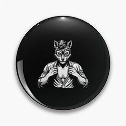 Wolf Man Design For Nature and Horror Fans Pin