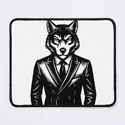 Wolf Man Mouse Pad