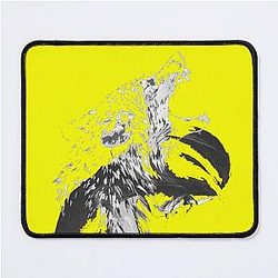 Wolf Man, Girl, Wolf, Longing, Art Mouse Pad Wolf