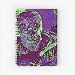 Cheney Wolfman Tyrian Purple Spiral Notebook