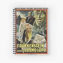 Frankenstein Meets the Wolf Man Notebook