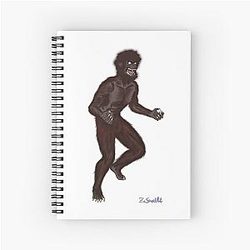 The Wolf Man Spiral Notebook