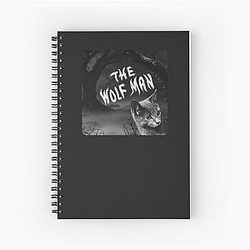 Lonnie the Wolf Spiral Notebook