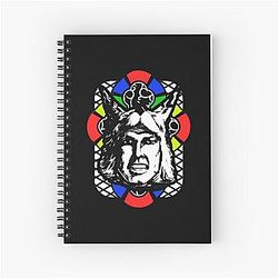 White Wolf Spiral Notebook