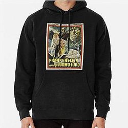 Frankenstein Meets the Wolf Man Pullover Hoodie