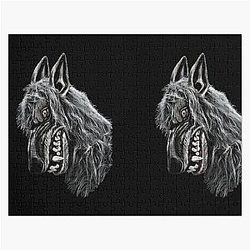 Portrait of a Wolf Man Jigsaw Puzzle