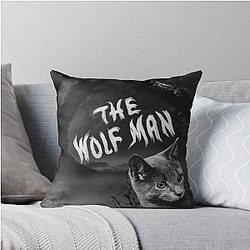 Lonnie the Wolf Man Pillow