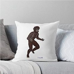 The Wolf Man Throw Pillow