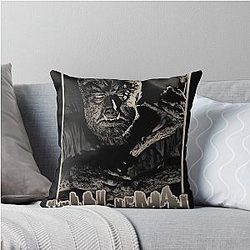 The Wolfman Werewolf Trio Throw Pillow