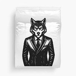 Wolf Man Duvet Cover