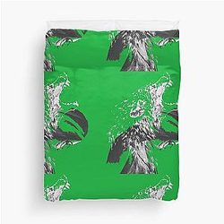 Wolf man, Wolf, girl, longing, art Duvet Cover