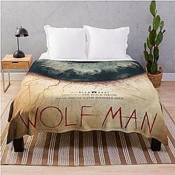 Wolf Man Throw Blanket 2025