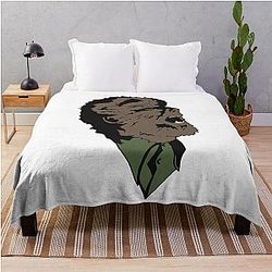 The Wolf Man Throw Blanket