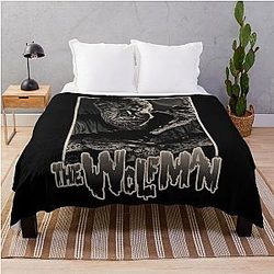 The Wolfman Werewolf Trio Throw Blanket