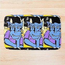Blue Wolf Bath Mat