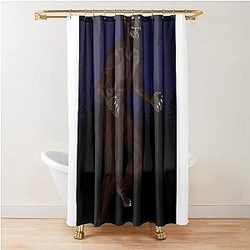 The Wolf Man Shower Curtain