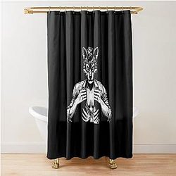 Wolf Man design for horror movie fans shower curtain