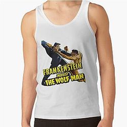 Frankenstein Meets The Wolf Man T-Shirt