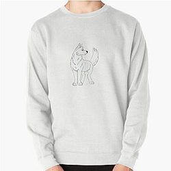 Kiba from Wolf's Rain Pullover Hooded Sweatshirt