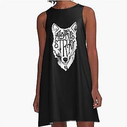 Wolf's Rain A Line Dress