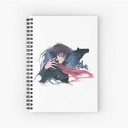 Wolf's Rain, Blue Anime Spiral Notebook