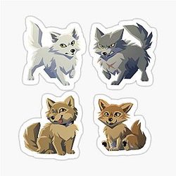 Wolf's Rain Sticker Pack