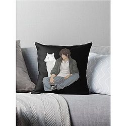 Wolf's Rain Kiba Throw Pillow