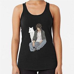 Wolf's Rain Kiba Racerback Tank Top
