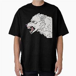 Kiba Wolf Rain Oversized T-Shirt