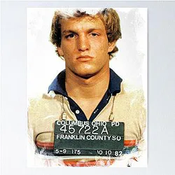 Woody Harrelson Mugshot Poster