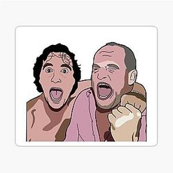 Matthew McConaughey and Woody Harrelson Stickers