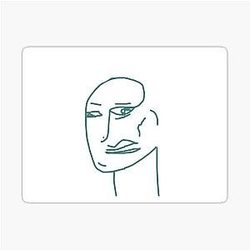 Terrible Woody Harrelson sticker