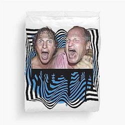 Matthew McConaughey and Woody Harrelson Duvet Cover