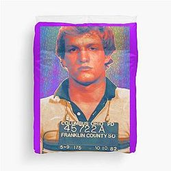 Woody Harrelson Mugshot Duvet Cover