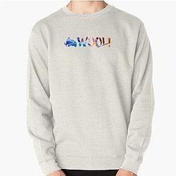 Wooli Flames Pullover Sweatshirt
