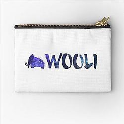 Wooli Purple Nebula Zipper Pouch