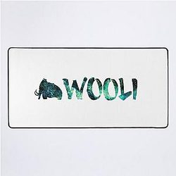 Wooli Green Galaxy Desk Mat