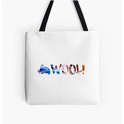 Wooli Flames All Over Print Tote Bag