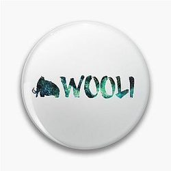 Wooli Green Galaxy Pin