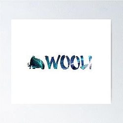 Wooli Blue Nebula Poster