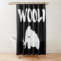 Wooli Merch Wooli Logo Shower Curtain