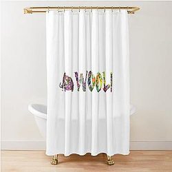Wooli Trippy Psychedelic Shower Curtain