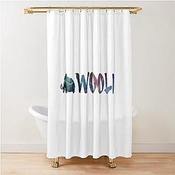 Wooli Dream Galaxy Shower Curtain