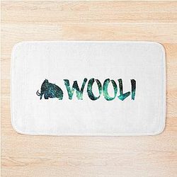 Wooli Green Galaxy Bath Mat