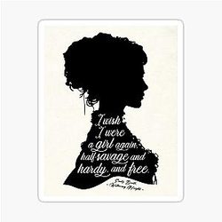 Emily Bronte Wuthering Height Sticker