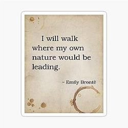 Emily Bronte Wuthering Heights Sticker