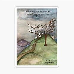 The Art of Wuthering Heights by Emily Bronte sticker
